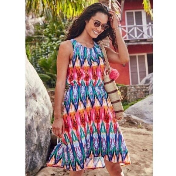 Athleta Martinique Ikat Dress Size Small - Picture 1 of 5